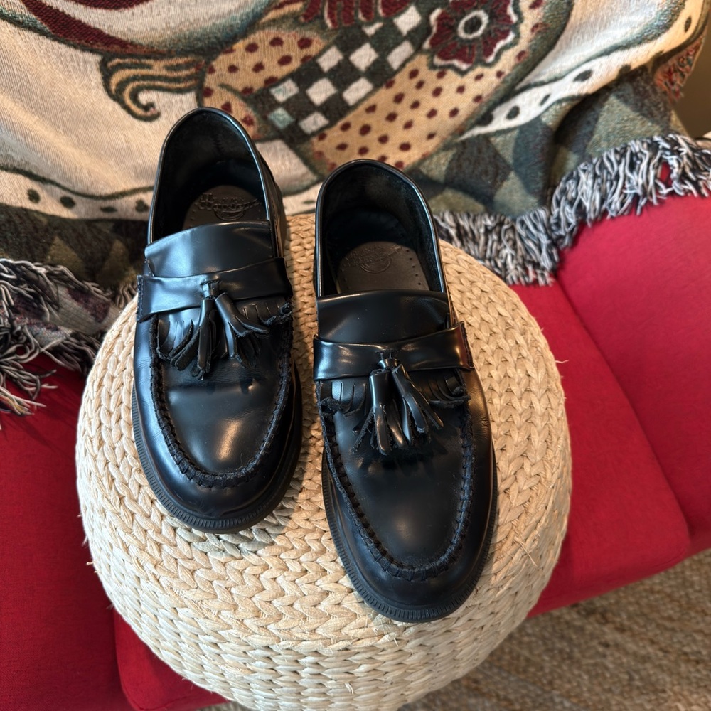 Doc. Marten Black Tassel Loafers